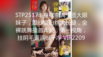 STP25173 身材丰满气质大眼妹子，婚纱装白丝大长腿，全裸跳舞搔首弄姿，第一视角，挂阴毛逼逼很干净 VIP2209