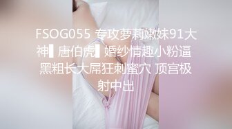 FSOG055 专攻萝莉嫩妹91大神▌唐伯虎▌婚纱情趣小粉逼 黑粗长大屌狂刺蜜穴 顶宫极射中出